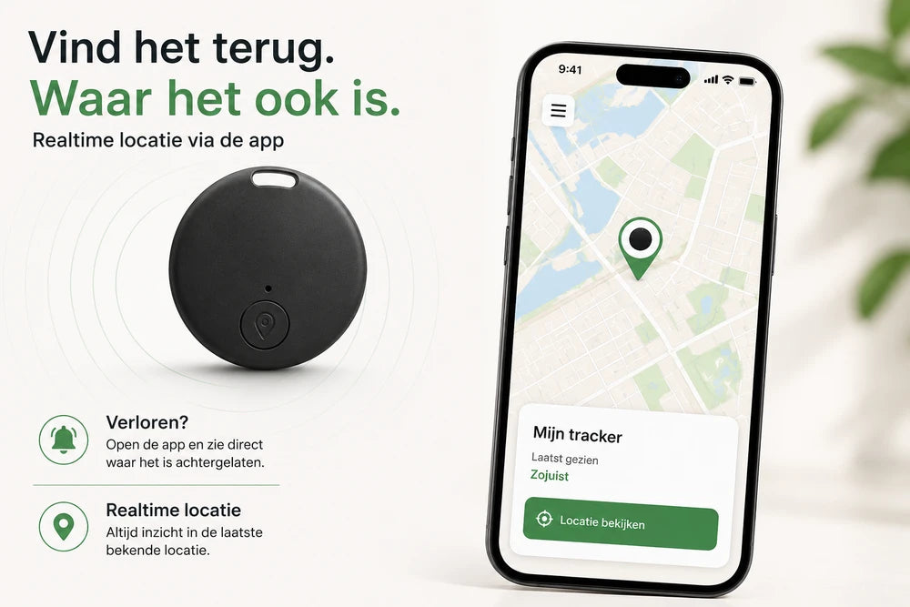Nooit Meer Kwijt Tracker™ voor Android